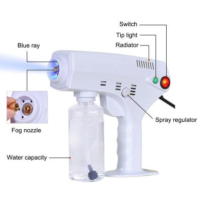 China Wholesale Cordless Portable Gun Sprayer Mist Machine Nano Wash Steam The Spray Gun For Household for sale