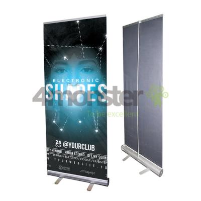 China Display Shows 80*200cm Aluminum Roll Up Retractable Banner Banners For Advertising for sale