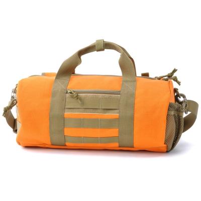 China Large Men Travel Duffel Bags Orange Duffel Bags With An Inner Pouch for sale