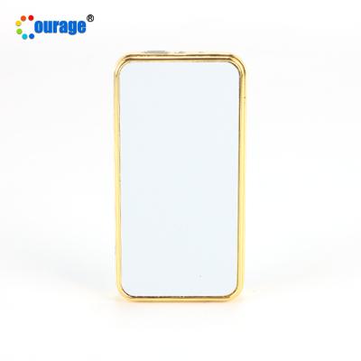 China Gold Color Electronic Custom Printing Slip Sublimation Lighter USB Refill for sale