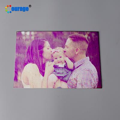 China DIY TOY LOVE unique paper text type custom print blank sublimation jigsaw puzzle as gift for sale