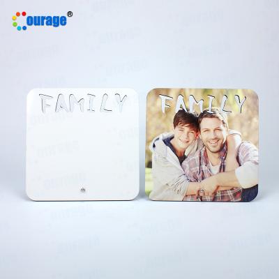 China Family Design Hollow Wooden Blank MDF Sublimation Photo Frame MDF-5020 for sale