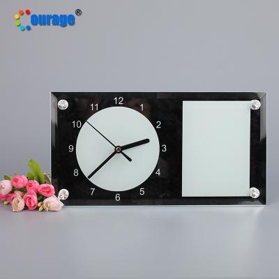 China Double Sided Wall Glass Picture Frame Painting Glass Design BL-11 for sale