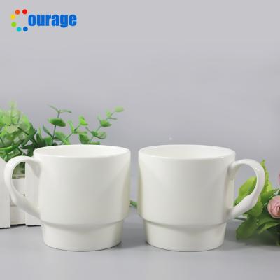 China Viable Wholesale White Ceramic Mugs Sublimation Coffee Mug Blanks for sale