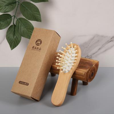 China Hotel Wood Custom Logo Hotel Amenities Eco Friendly Bamboo Hair Comb for sale