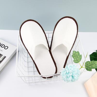 China Nap New Hot Selling White Cloth Nap Customizable Thick Cloth Spa Slippers And Hotel Amenities for sale