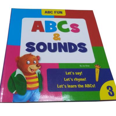 China For 2-6 Years Old Boy And Girl English ABC Sound Learning Books With Talking Pen For 2-6 Years Kids for sale