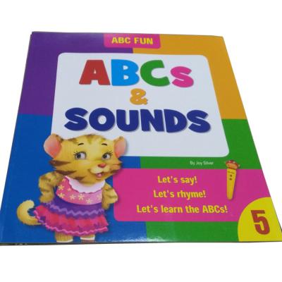 China Kids English Talking Pen Learning ABC Sound Book 21cm*23cm for sale