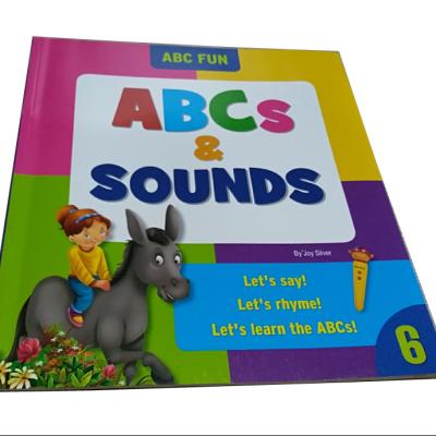 China English ABC Book With Fun For Kids Learning Audio 21cm*23cm for sale