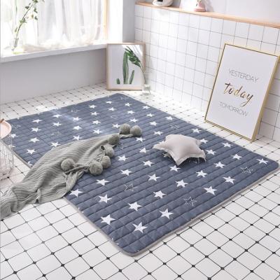 China 130cm Kids Baby Cushion Washable Cotton Mat for sale