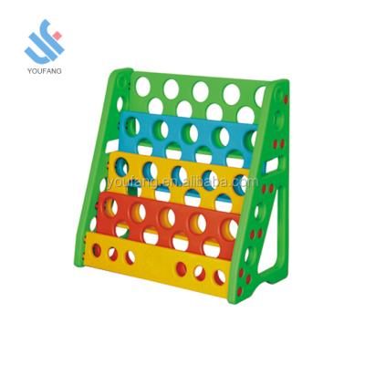 China Plastic Muti-functional Furniture YF-04008 Preschool Furniture YF-04008 Children's Plastic Book Shelves for sale