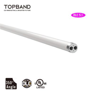 China China desk top led tube manufacturer 150lpw 15w T8 led glass tube lighting for office / commerical lighting ac120-177v DLC certified for sale