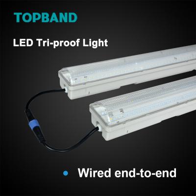 China IP66 waterproof LED tri proof tube light for parking lot 2ft/4ft/5ft for sale