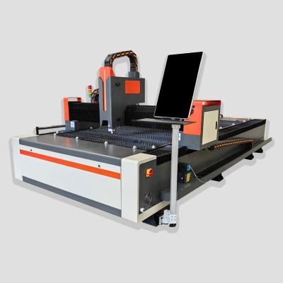 China Economic SERVOMOTOR 3015 1000w Metal Laser Cut Machine CNC Fiber Laser Cutting Machine Laser Metal Plate Cutter for sale