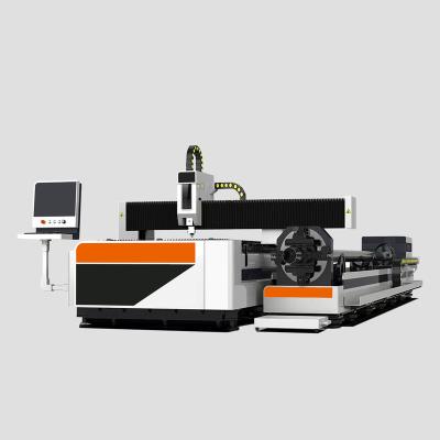 China High quality water cooled metal tube and plate laser cutting machine cnc fiber laser cutting machine for plate and pipe for sale