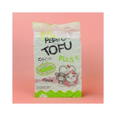 China Different Flavors Viable Pet Good Water Solubility Safe Non-Toxic Lightweight Tofu Cat Litter for sale