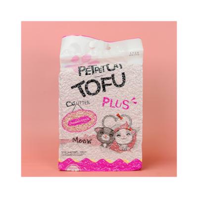 China Biodegradable and Simple 100% Sustainable Tofu Washable Cat Litter for sale