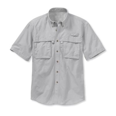 China Wholesale Mens Tropicwear Shirt Tactical Short Sleeve Rise Button Moisture-Wicking Moisture-Wicking Down Collar Outdoor Shirt for sale