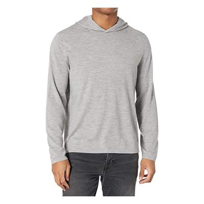 China Customized 70% Wool 30% Cashmere Pullover Breathable Lightweight Hoodie For Men for sale