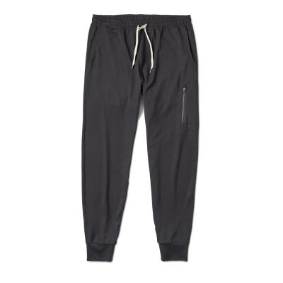 China QUICK DRY QUICK DRY Mens Tracksuit Pants Black Polyester Spandex Fabric Light Weight Quick Dry Jogger Pants for sale