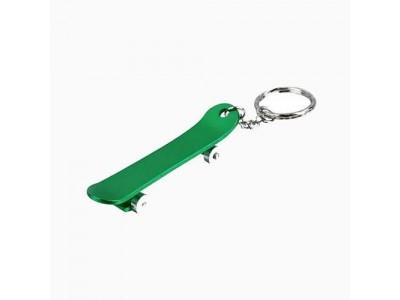 China Aluminum Skate Board Keychain Bottle Opener,Cheap innovative beer bottle opener, skate board shaped, anodised color, key for sale