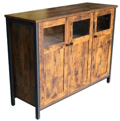 China High Quality Classic Vintage Living Room Furniture New Style Wood TV Stands Table Console Wooden Cabinet With Storage Shelves for sale