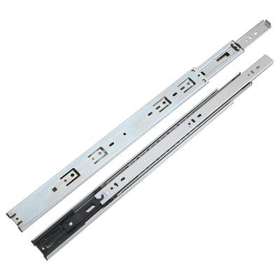 China 3 Rail 3 Fold+Full Fold+Full Extension Channel Ball Bearing Soft Close Drawer Cabinet Slide Slide 3 Telescopic Full Fold Extension for sale