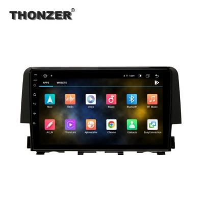 中国 Mirror Link Thonzer 9inch Car Radio DVD Player GPS Navigation For H onda C ivic 2016-2021 Android 10.0 With CANBUS BOX 2.5D Screen 販売のため