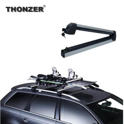 Chine UNIVERSAL Universal Aluminum Ski Snowboard Racks Carriers 2pcs CAR Roof Mount On Vehicle Top Cross Bars à vendre