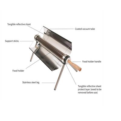 China 2021 Quality-assured Hot Sale Solar BBQ Solar Cooking Vacuum Tube Solar Oven for sale