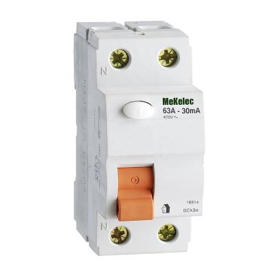 China MEKELEC Low Voltage Modular JVL1-63-K5 Residual Current Circuit Breaker RCD/RCCB 6KA 6KA for sale