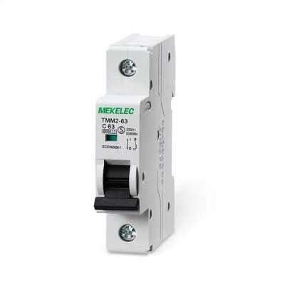 China MEKELEC Low Voltage Modular TMM2-63 Miniature Circuit Breaker MCB 6KA 6KA for sale