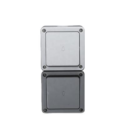 China ABS MEKELEC YRL95 Surface Mounting Outdoor Waterproof Switch 1Gang 2Gang 3Gang and Bell for sale