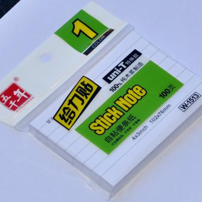 China Self Adhesive Sticky Notes Pad Self Adhesive Notepads Stick Notes Paper Notes for sale