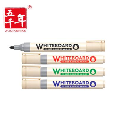 China Popular Wuqiannian Easy Stationery White Board Marker Erase Green Colors Whiteboard Red Blue Black Pen for sale