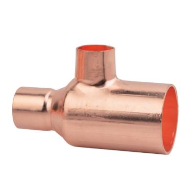 China Copper Weld Reducer Copper Pipe Fittings CXCXC Tee Equal for sale