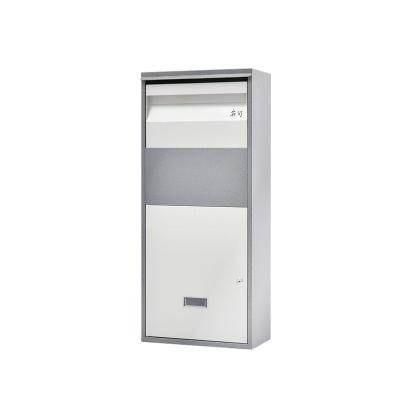 China American Smart Outdoor Wall Mounted Large Modern Safe Lockable Metal Parcel Package Galvanized Steel Mailbox for sale