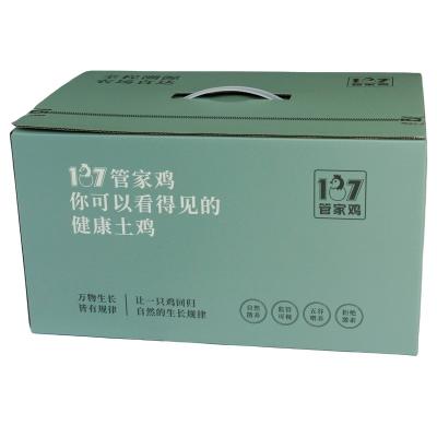 China Handmade Wholesale Custom Logo Foodstuff Zipper Box Corrugated Cardboard Mailing Box for sale