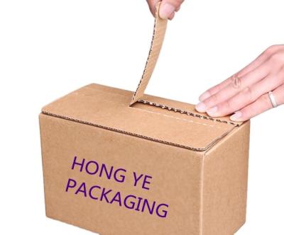 China Handmade Custom Luxury Cardboard Hair Zipper Corrugated Mailing Tear Strip Logo Packaging Boxes for sale