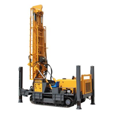 China Cultivate Cheap Price Crawler Mounted DTH Drilling Rig 680m 400mm Motor Water Well Drilling Rig Borehole Machinery Drilling Wells for sale