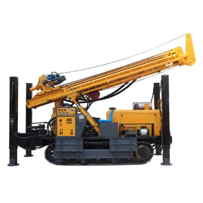 China Home Use 500m Depth Rock Drilling Machine Air DTH Water Well Bore Hole Drilling Rig Russia Philippines Yellow for sale