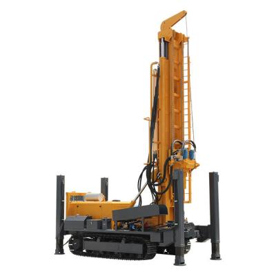 China High Speed ​​Steel Crawler Drilling 800m Full Hydraulic Drilling And Water Well Drilling Rig for sale