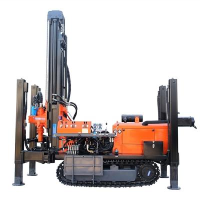 China 180 Meter Truss Steel Crawler Well Subsurface Drill Rig Pneumatic Drilling Well for sale