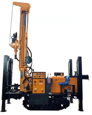 China Construction worksÂ   Mobile Water Well Drilling Rig Machine 200m Drilling Rig Manufacturer for sale