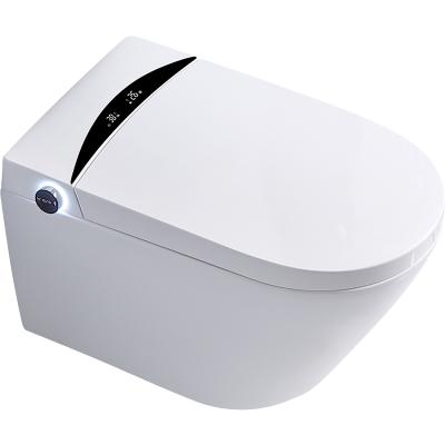 China Automatic Operation Ceramic Automatic Wall Hung Mounted Smart Toilet P Smart Toilet Trap for sale