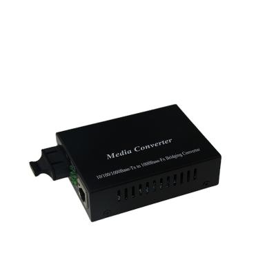 China High Quality SC RJ45 Fiber Optic FTTH Converter 1310nm 40km Gigabit 10/100/1000M Media Converter for sale