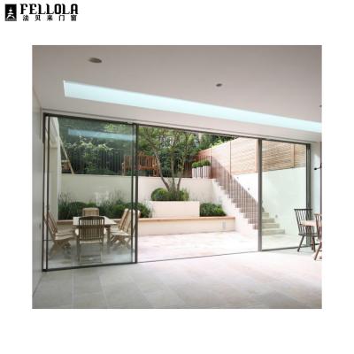 China China Best Minimalist Aluminum Panel New Products Accordion Sliding Doors New Style Narrow for sale