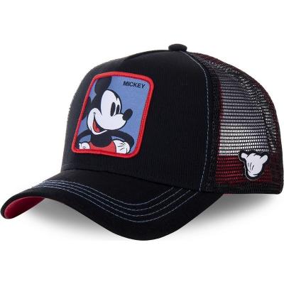 China Cartoon JOINT Casual Fashion Embroidered Logo Cotton Breathable Mesh Trucker Hat Baseball Designers Hat for sale