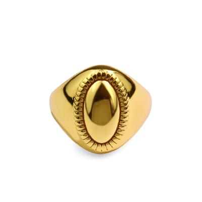 China Hot Selling Women Punk Copper Rings High Quality Minimalist Geometric Zircon Gold Plated Jewelry for sale