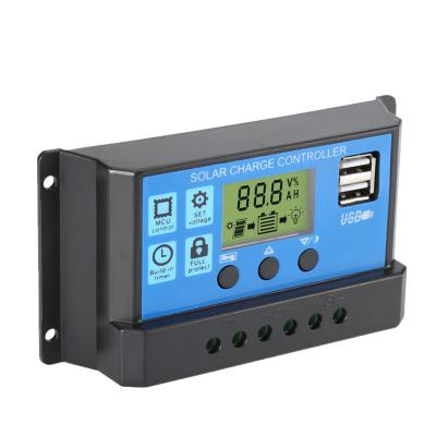 China Pmw Regulator SUYEEGO Solar Charger Controller Promotion 20A PWM Solar Solar Charger Controller LCD Display for sale